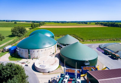 Biogasanlage aus der Vogelperspektive, Luftbild ©Countrypixel - stock.adobe.com